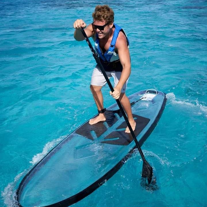 Clear Paddle Board